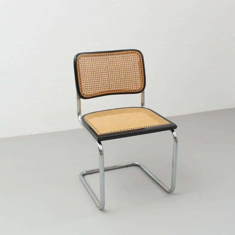 Metal Marcel Breuer Cantilever Chair, circa 1960 For Sale