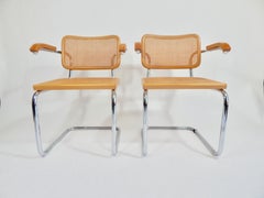 Marcel Breuer Cesca Armchairs Midcentury