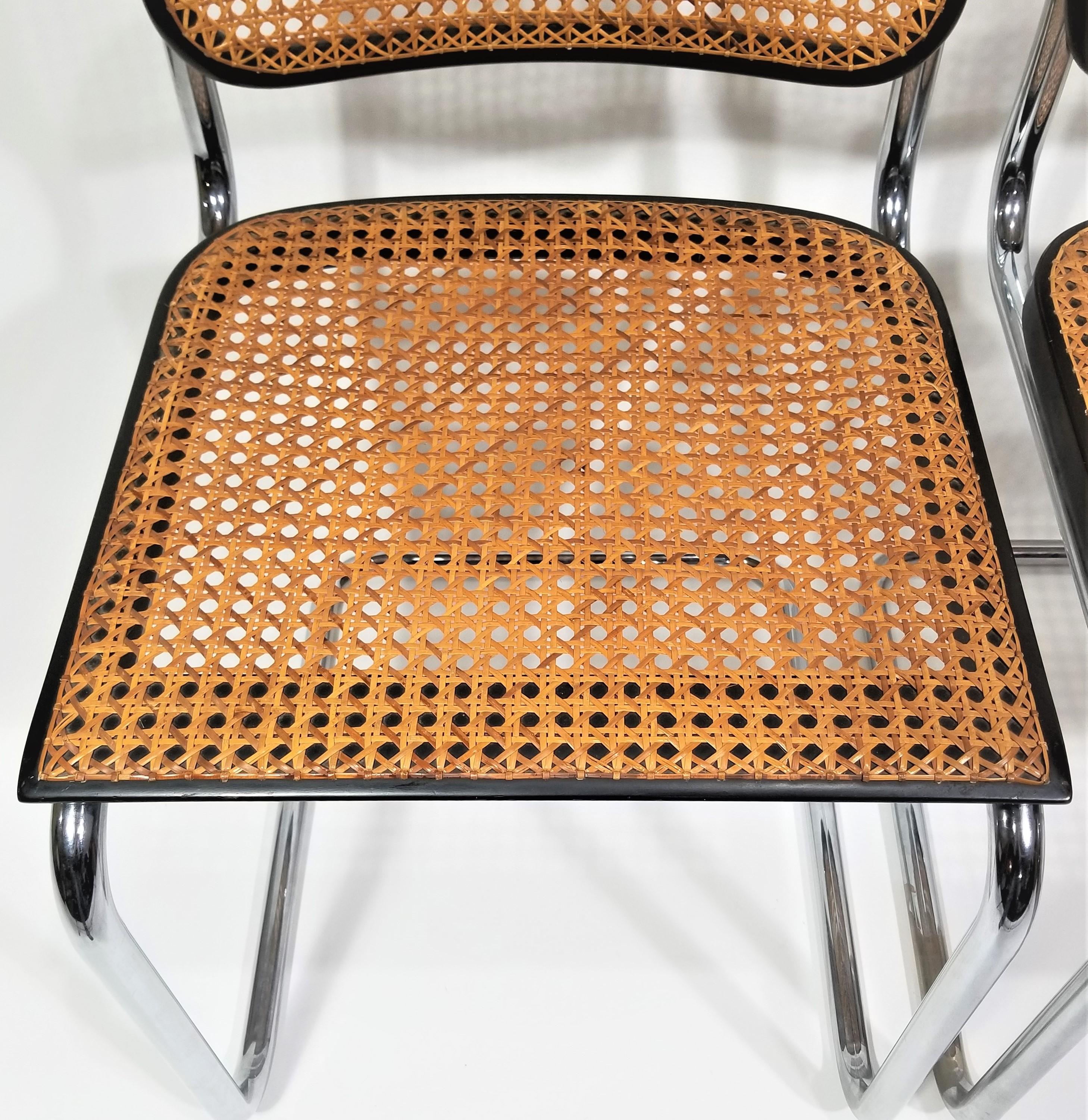 Marcel Breuer Cesca Chairs by Stendig Mid Century 1960s 6