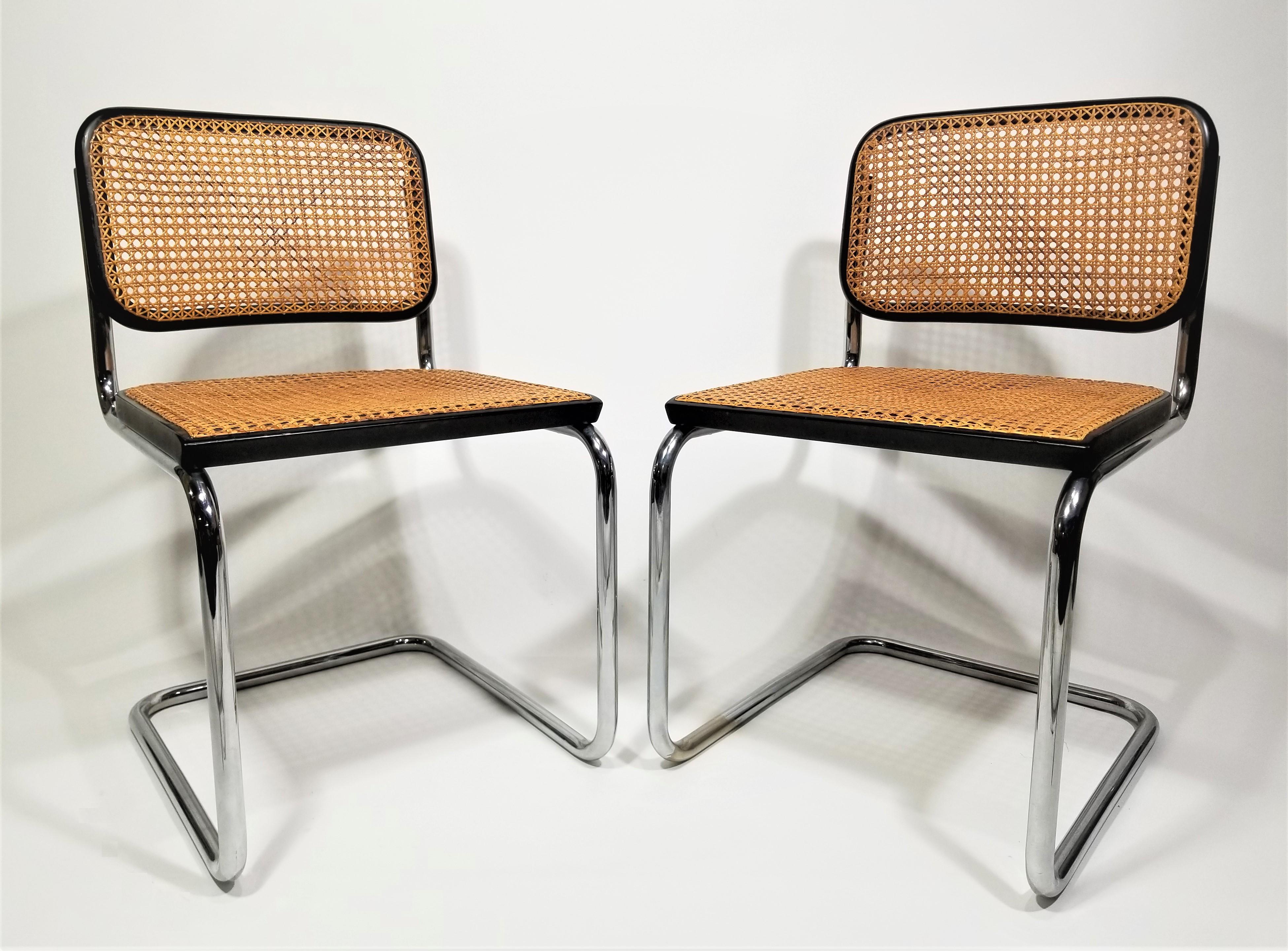Marcel Breuer Cesca Chairs by Stendig Mid Century 1960s 14
