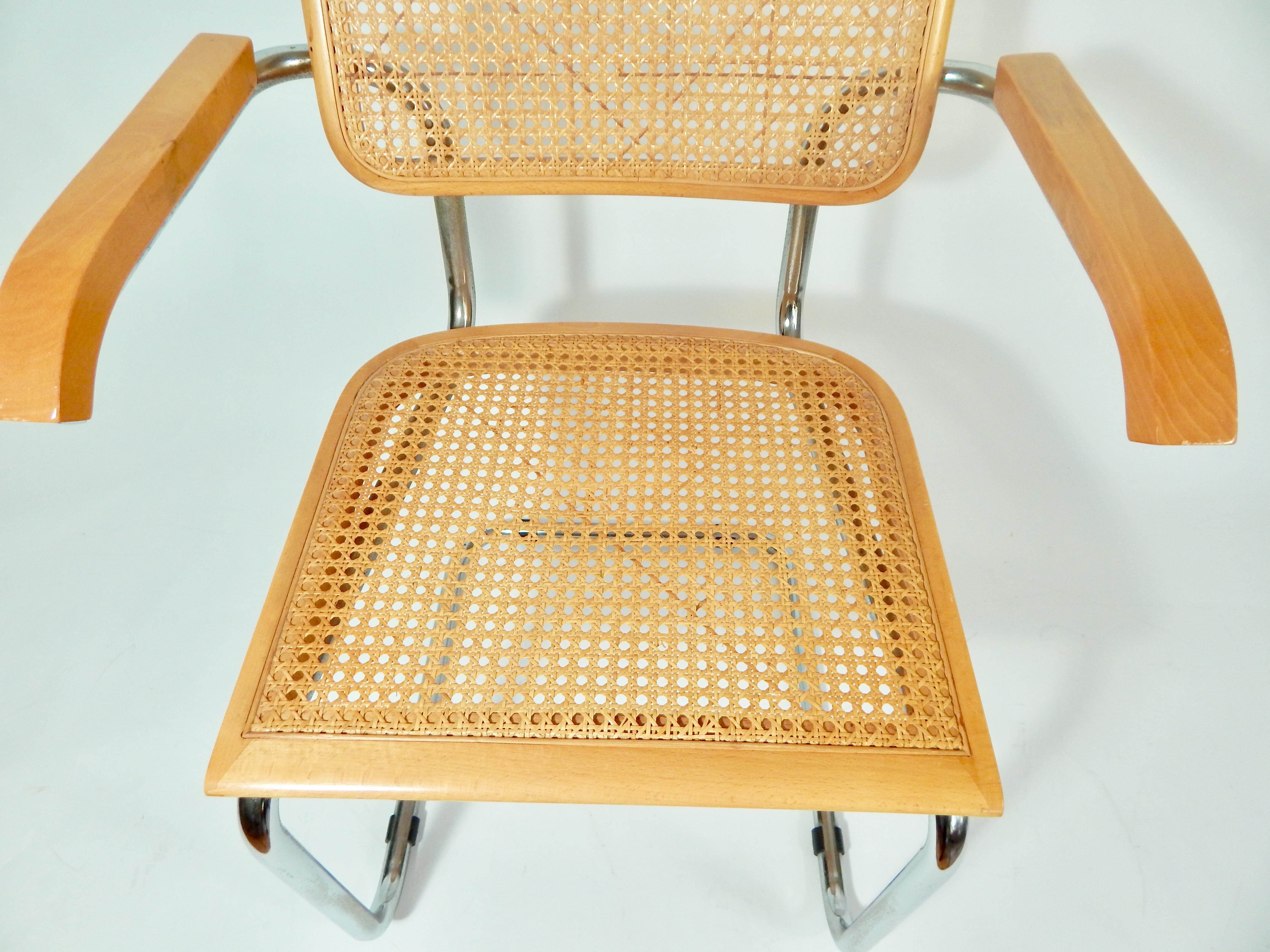 Italian Marcel Breuer Cesca Chair