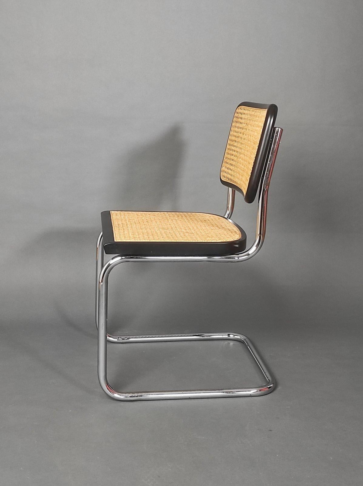Cane Marcel Breuer Cesca Chair Italy 1970s For Sale