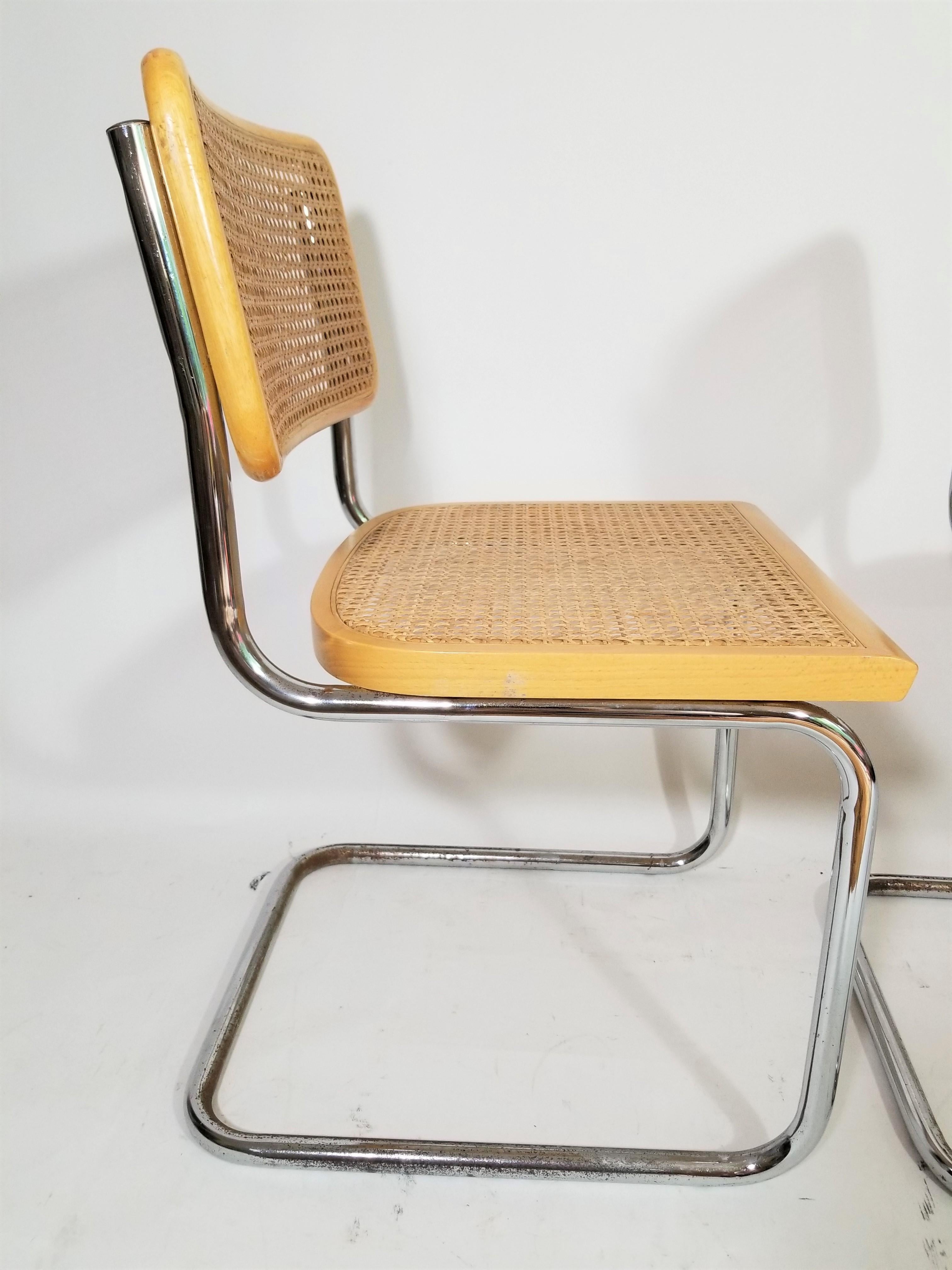 Marcel Breuer Cesca Chairs 1