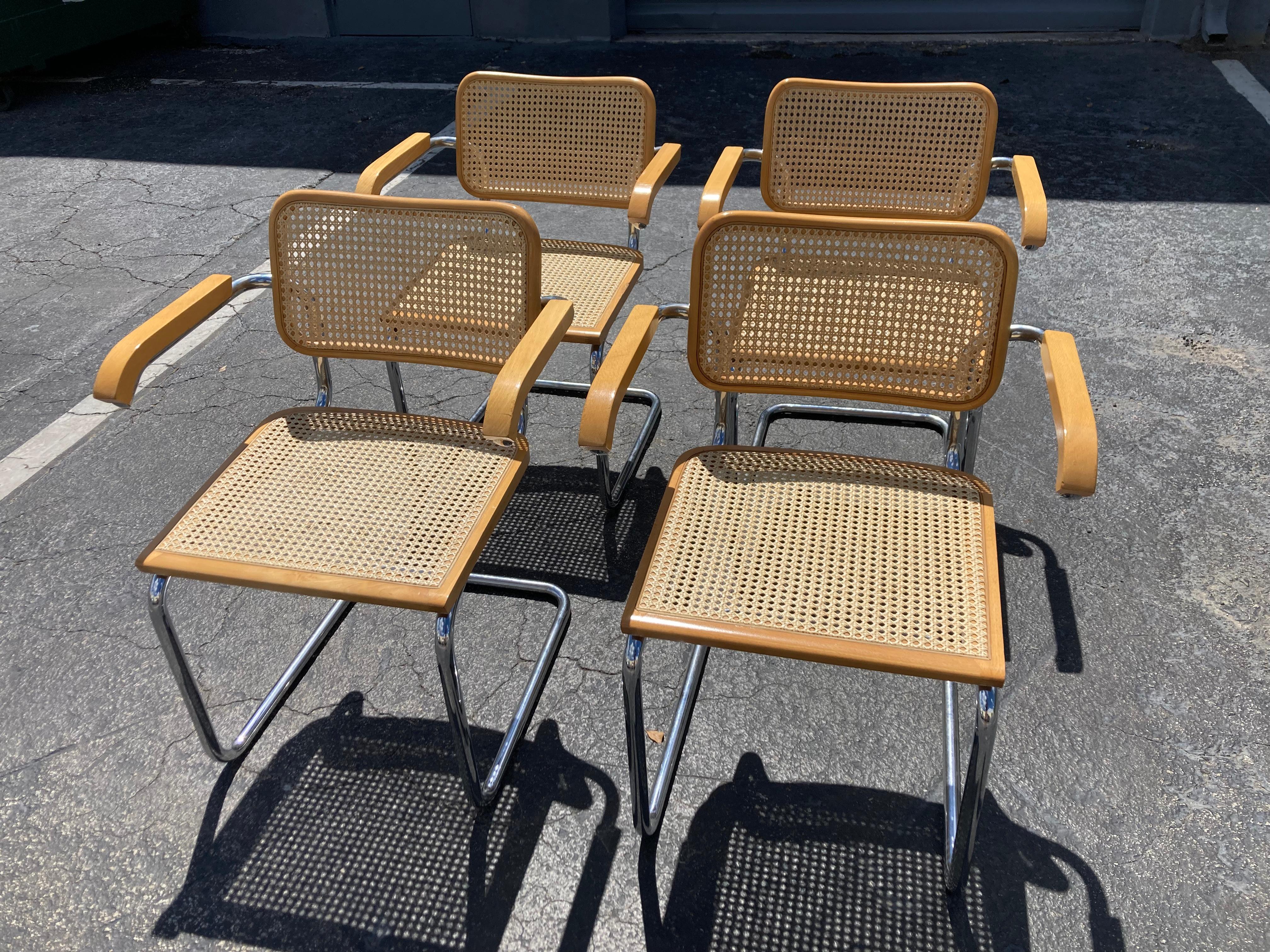 Modern Marcel Breuer Cesca Chairs