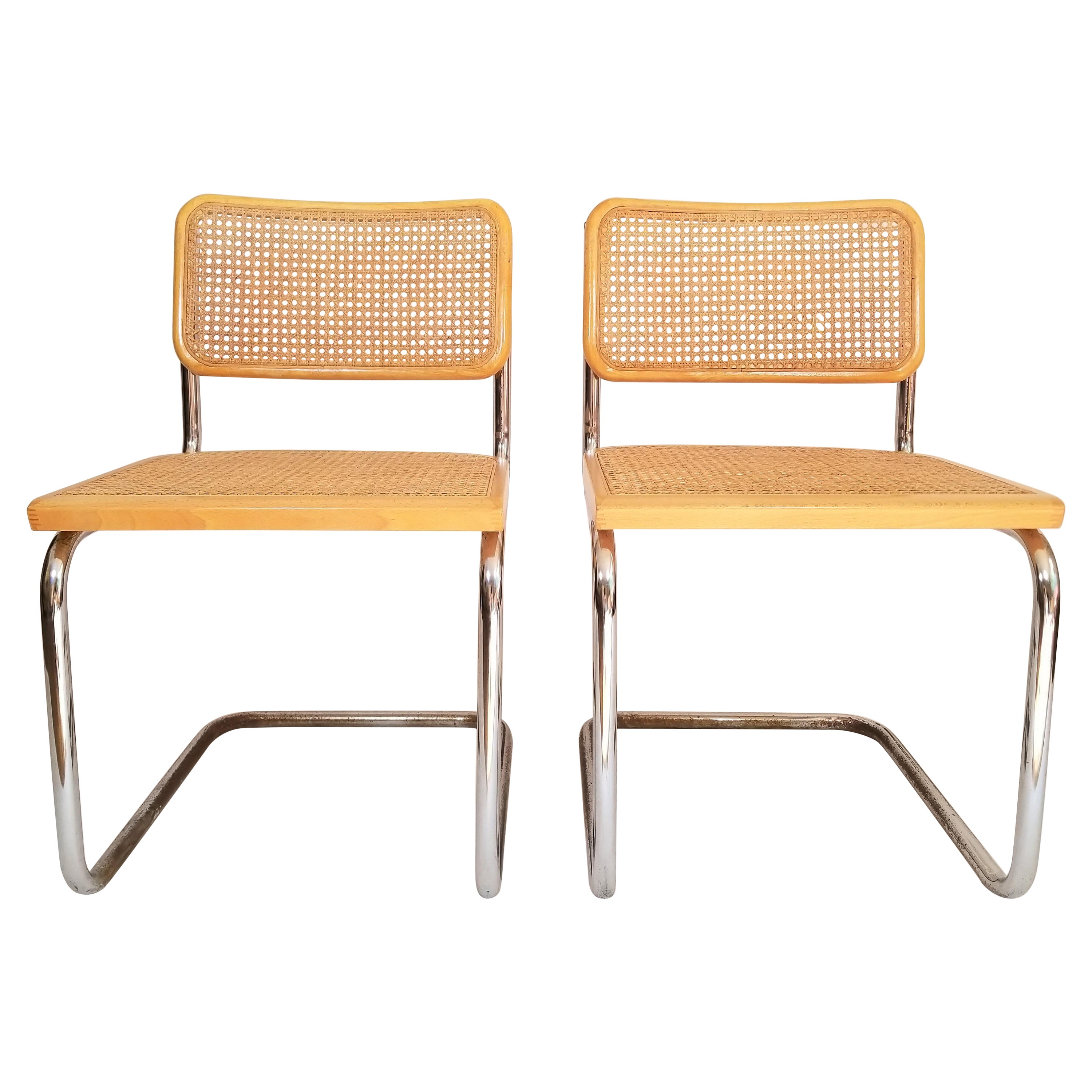 Chaises Cesca Marcel Breuer