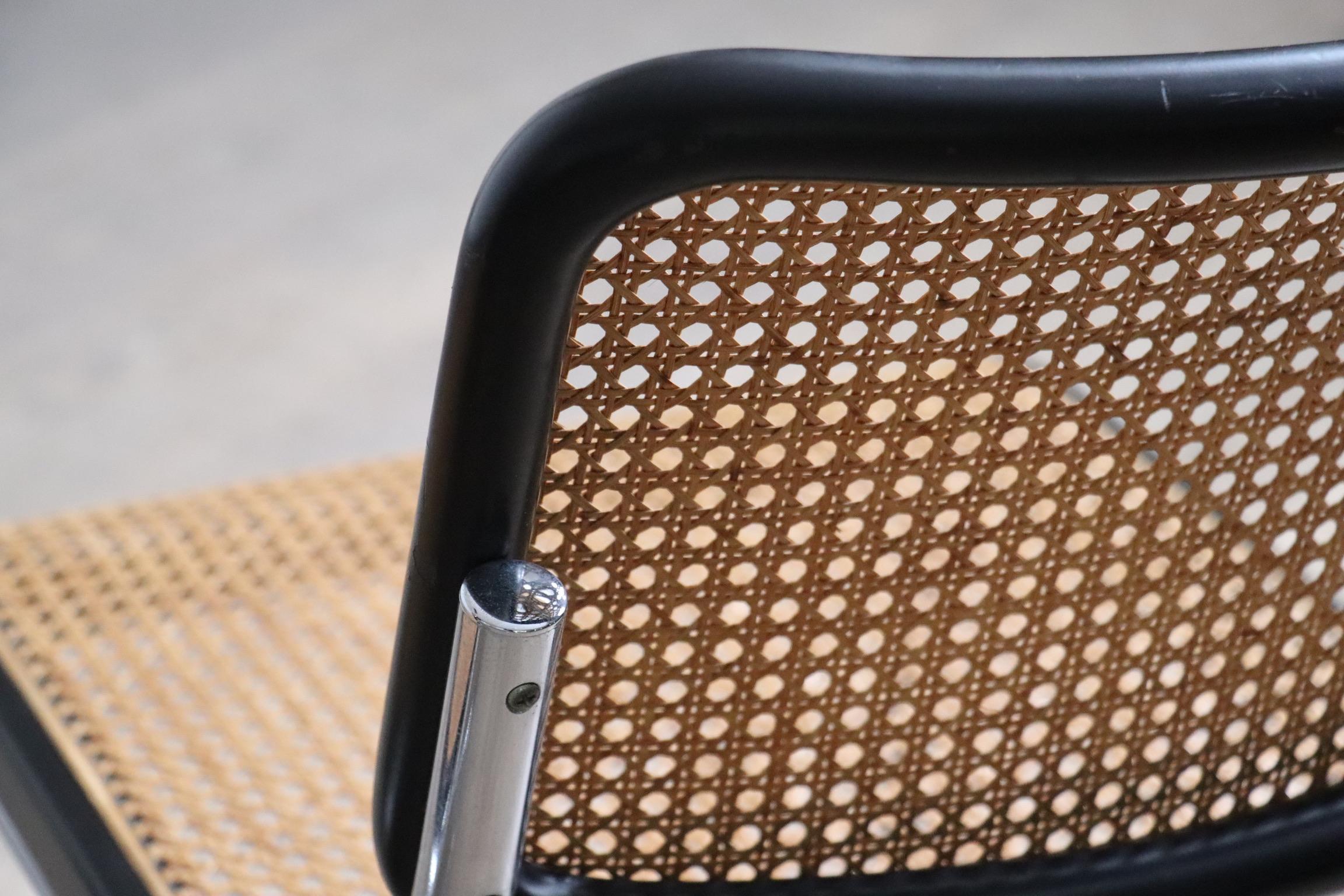 Marcel Breuer Cesca chairs for thonet 1970s set of 4 6