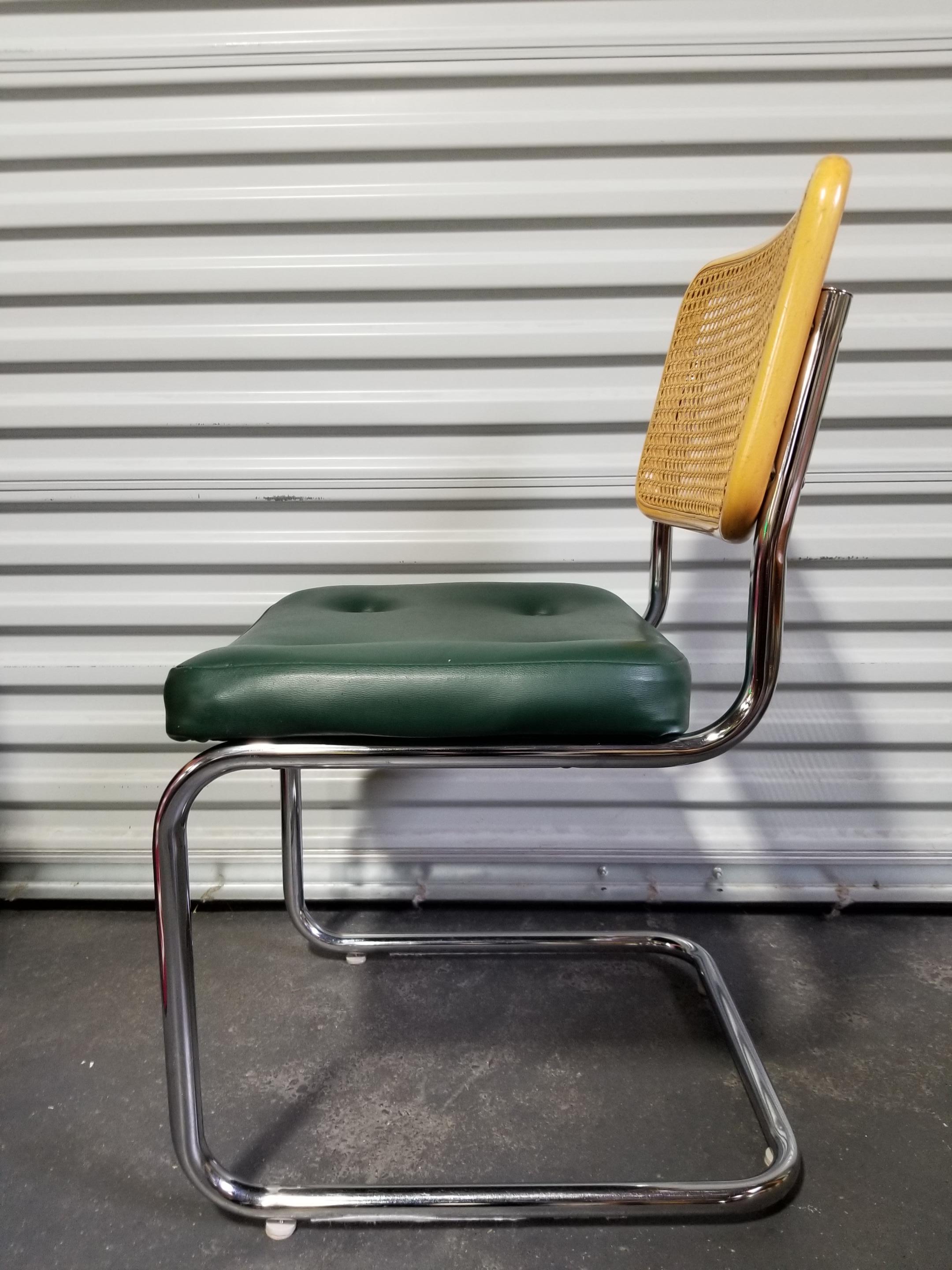 Mid-Century Modern Marcel Breuer Cesca Chairs, Set 4