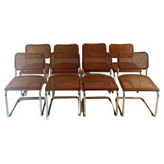 Marcel Breuer Cesca Chairs, Set of 8