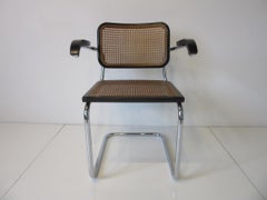 Marcel Breuer Cesca Dining Armchairs Made in Italy