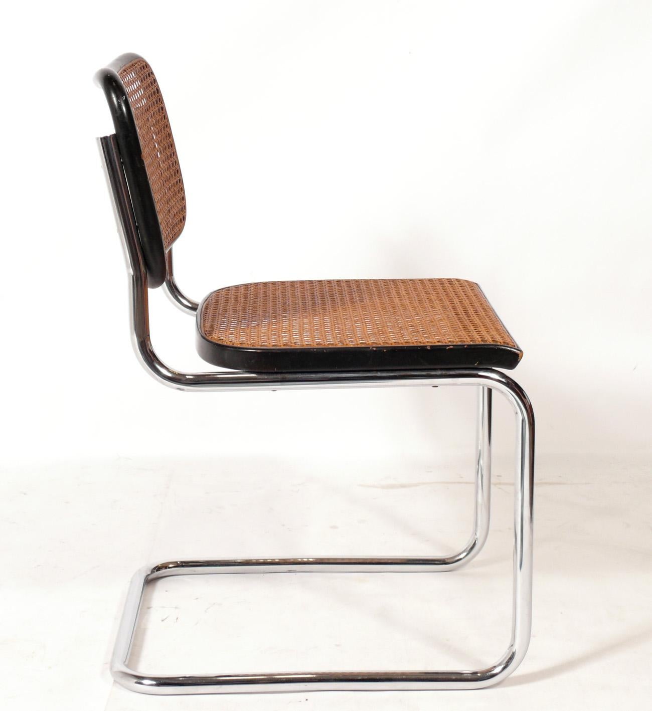 Mid-Century Modern Marcel Breuer Cesca Dining Chairs, 12 Available