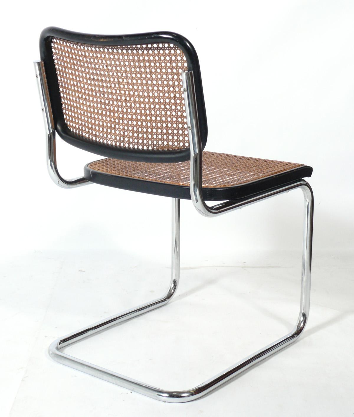 Italian Marcel Breuer Cesca Dining Chairs, 12 Available