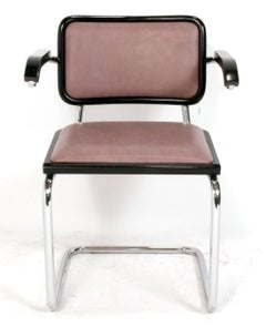 Marcel Breuer Cesca Dining Chairs Set of Four Armchairs