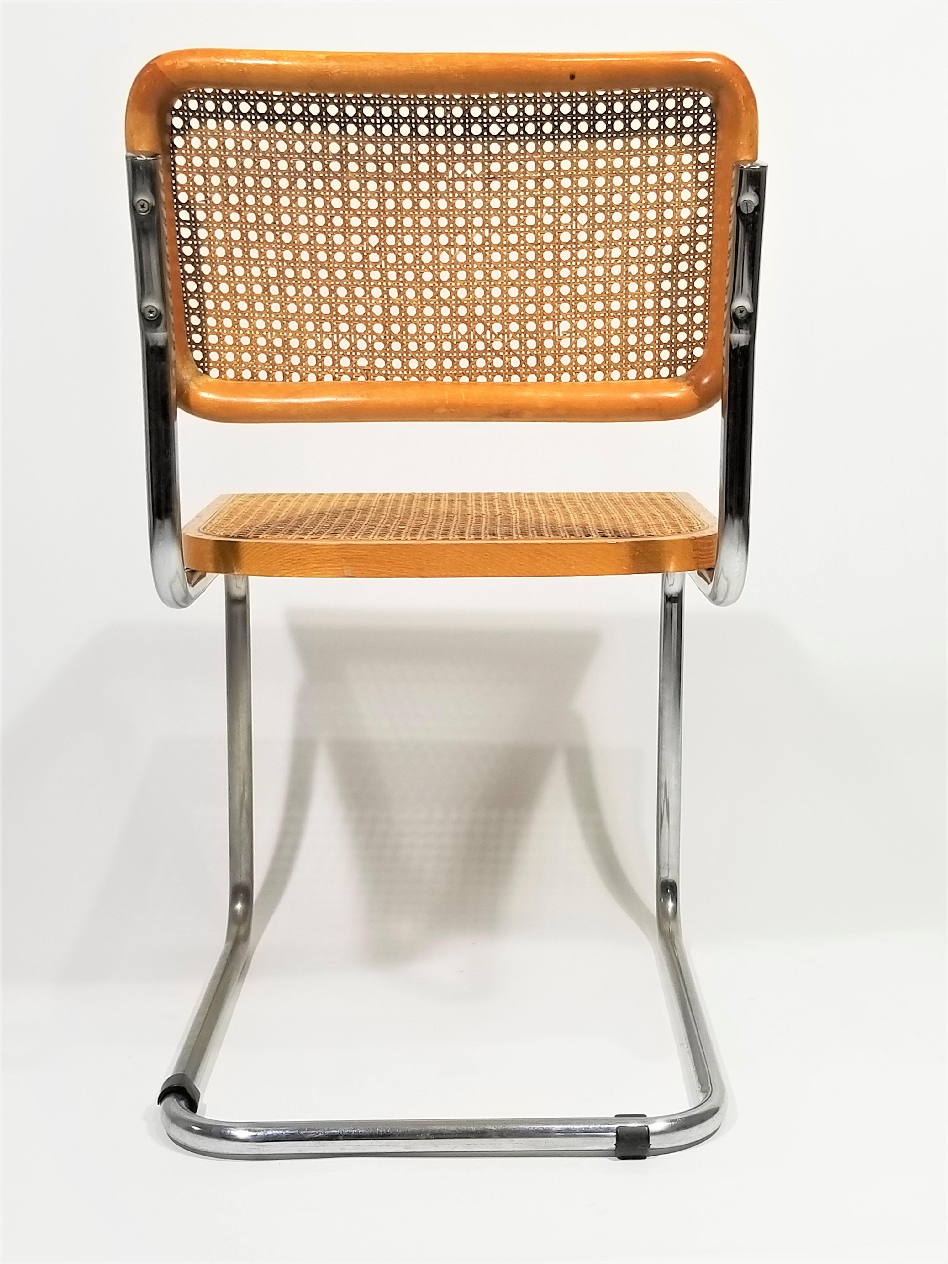 Marcel Breuer Cesca Side Chair, 1970s 2