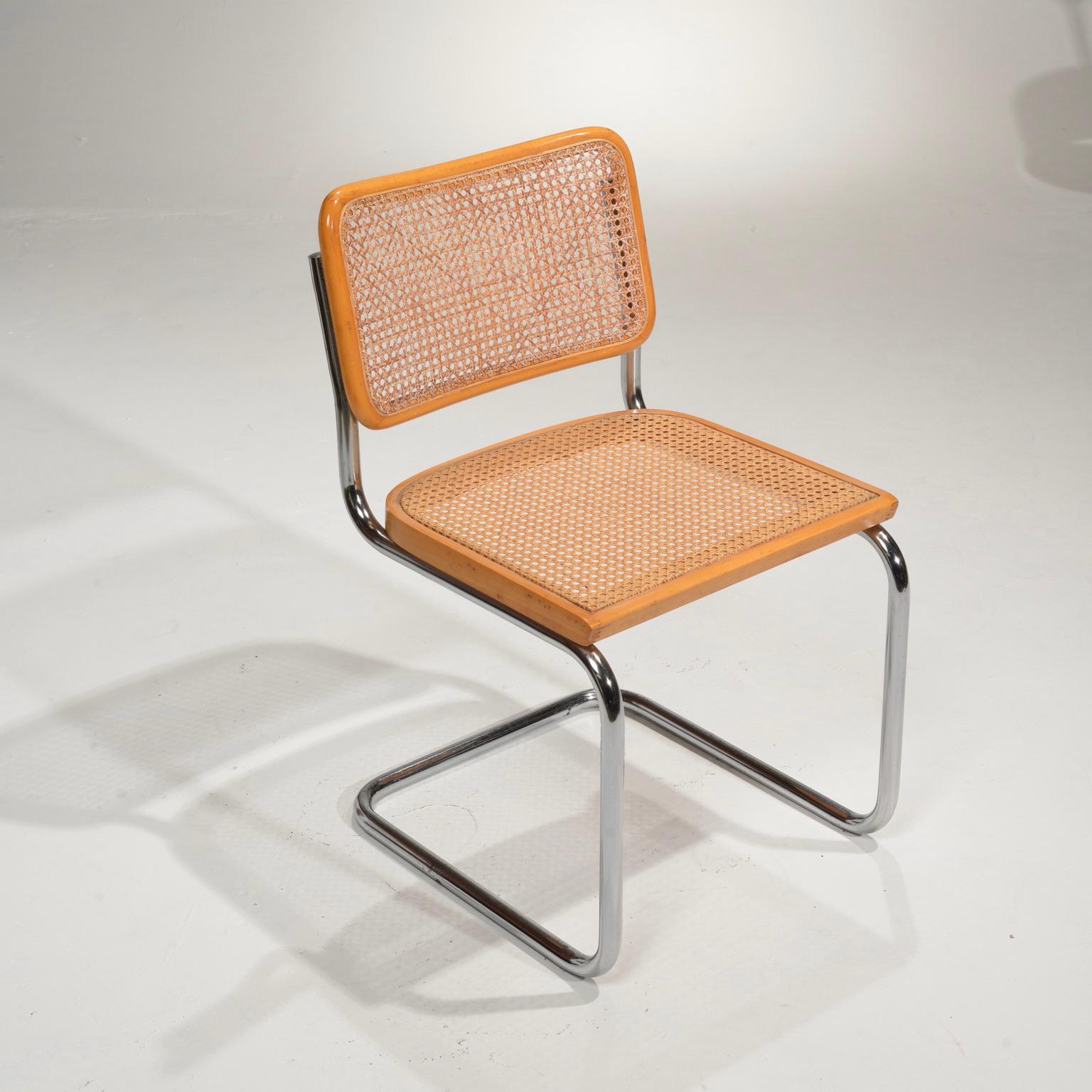 Italian Marcel Breuer Cesca Side Chairs