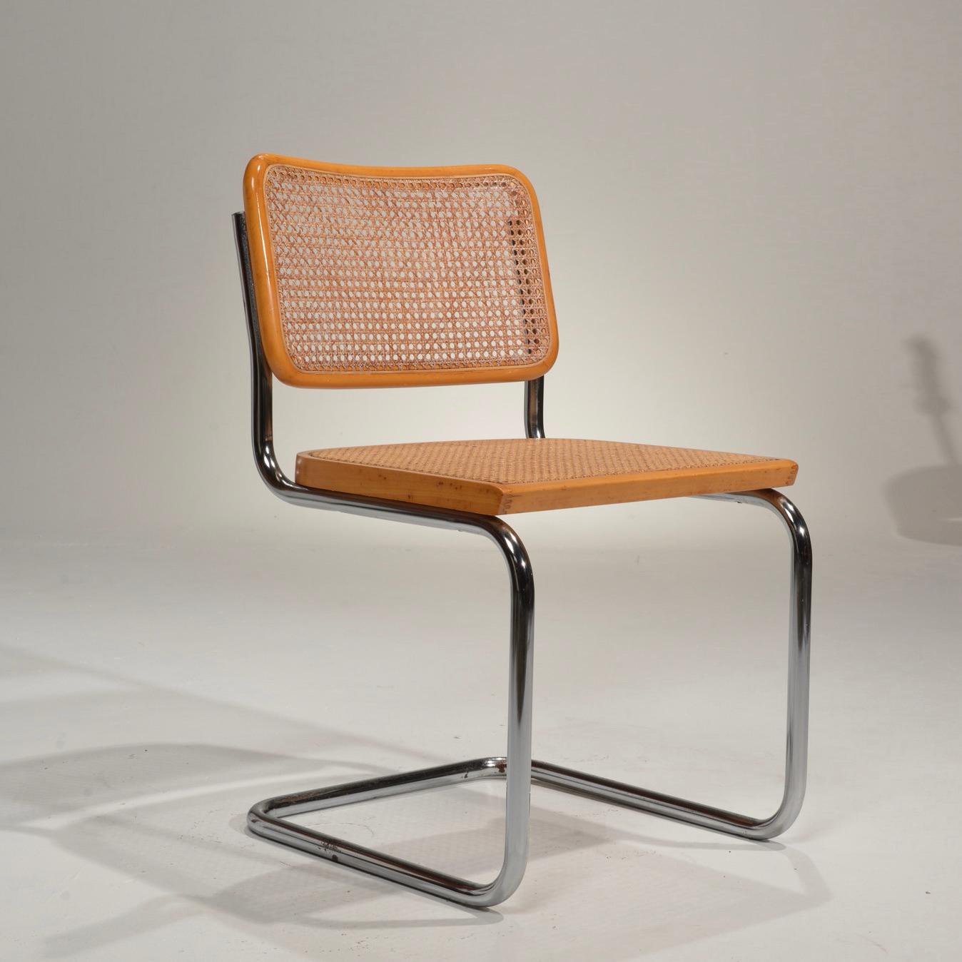 Marcel Breuer Cesca Side Chairs In Good Condition In Los Angeles, CA