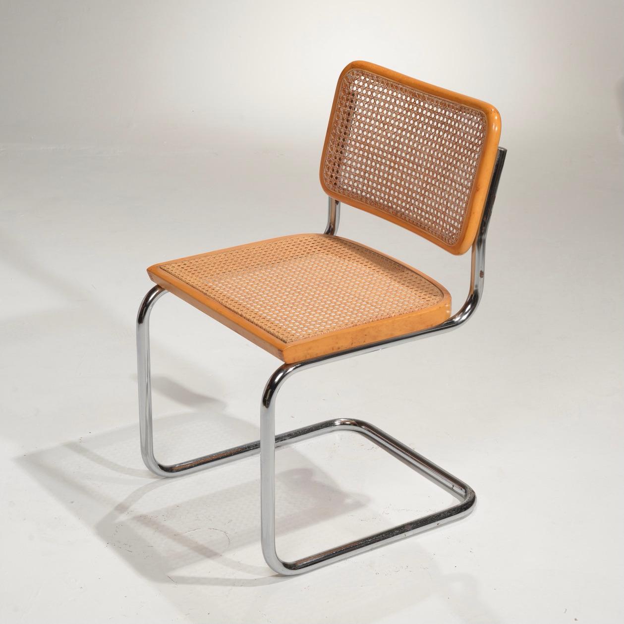 Cane Marcel Breuer Cesca Side Chairs
