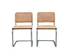 Marcel Breuer Coppia di Sedie "Cesca", Italia 1970s