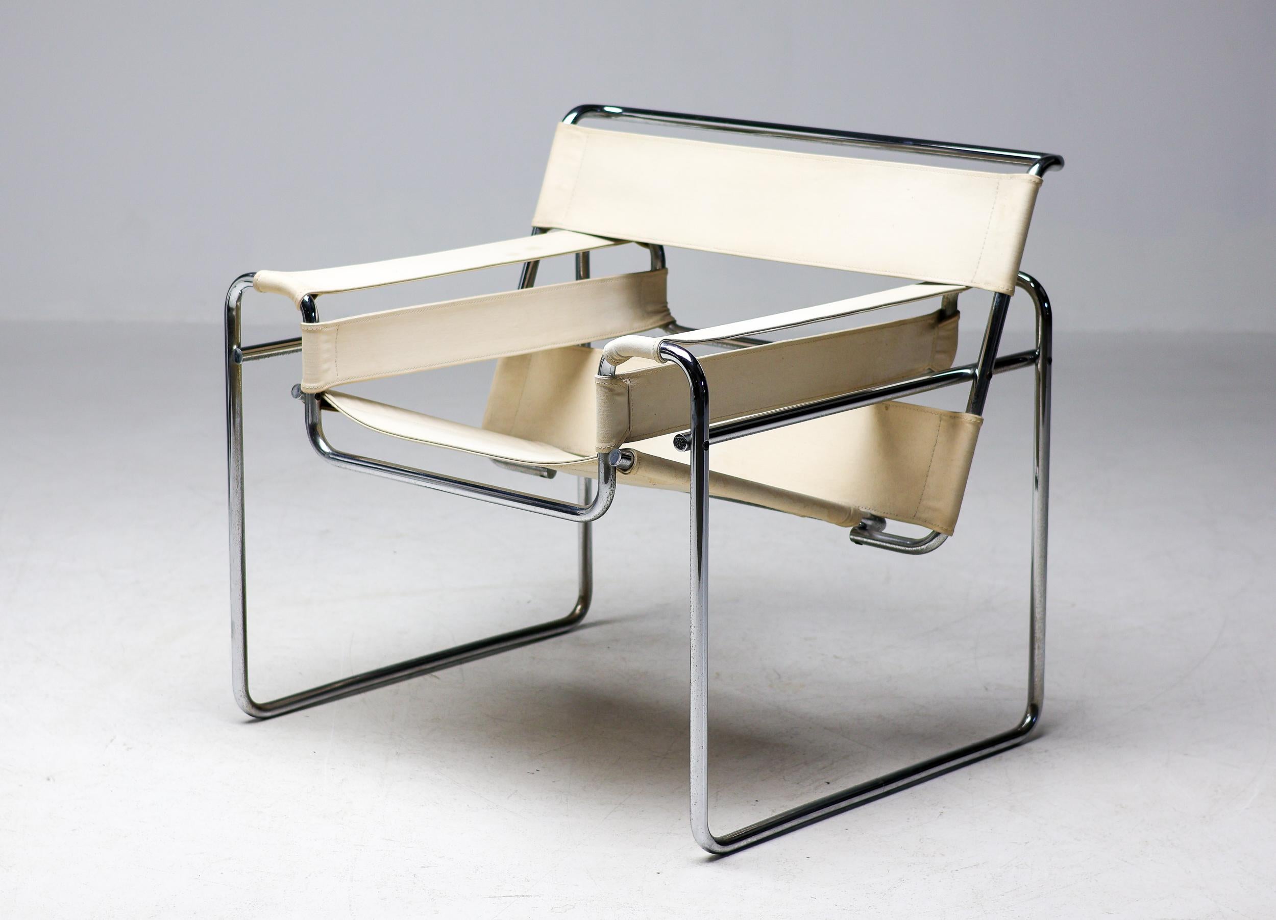 Marcel Breuer Early Canvas Model B3 