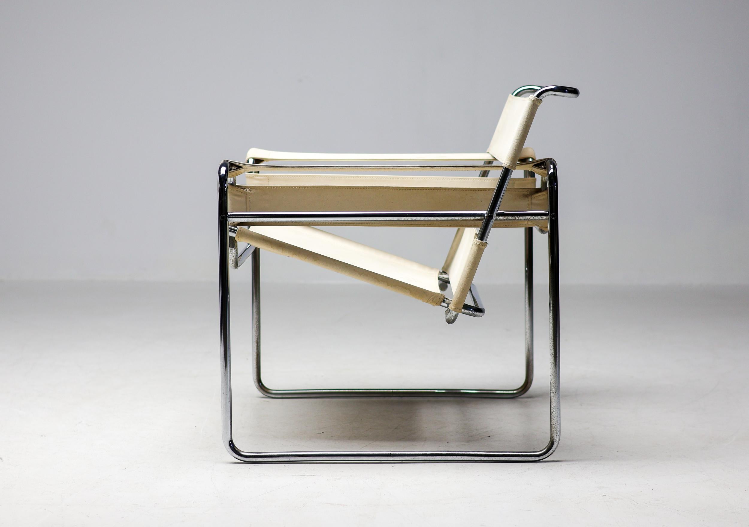 Marcel Breuer Early Canvas Model B3 
