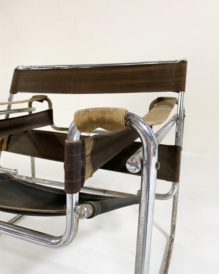 Marcel Breuer Early Canvas Model B3 