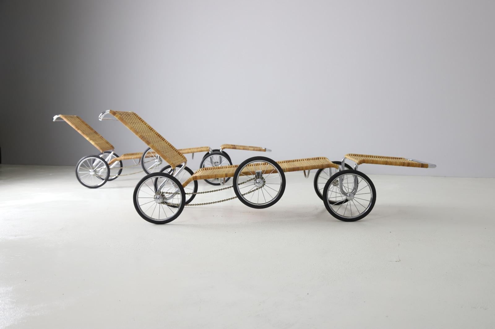 La Chaise Longue F41-E è un mobile di grande effetto progettato da Marcel Breuer a metà del XX secolo. Prodotta dal produttore tedesco Tecta, questa chaise longue è un ottimo esempio dell'approccio innovativo di Breuer al design, che fonde
