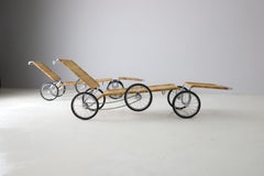 Marcel Breuer ‘F41-E’ Breuer-couches on wheels for Tecta, 1984