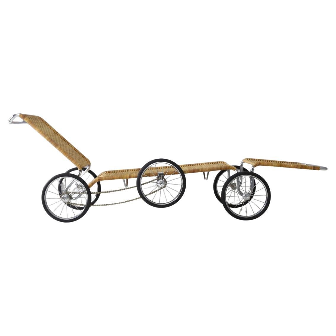 Marcel Breuer ‘F41-E’ Breuer-couches on wheels for Tecta, 1984