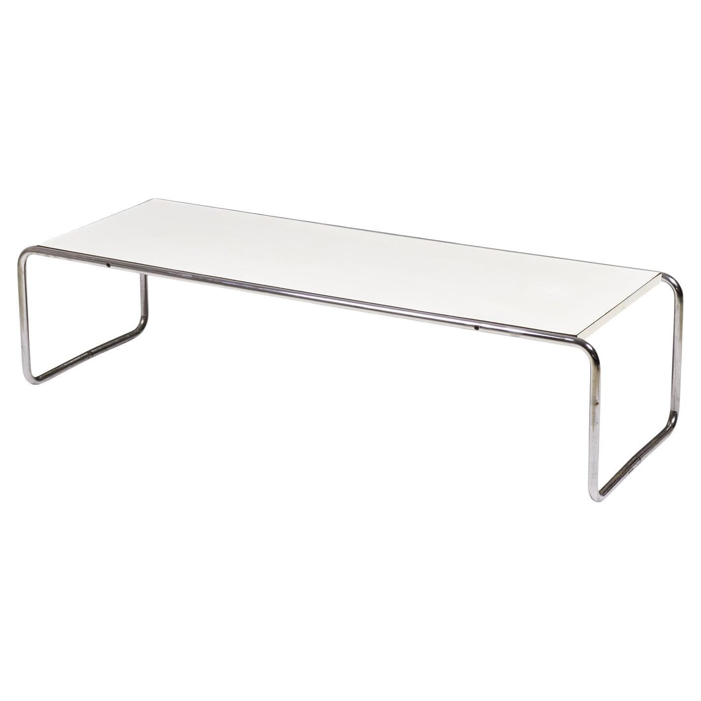 Marcel Breuer für Gavina / Knoll International White Mica Laccio Couchtisch, weiß 