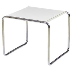 Marcel Breuer for Gavina / Knoll International White Mica Laccio End