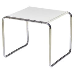 Marcel Breuer for Gavina / Knoll International White Mica Laccio End 