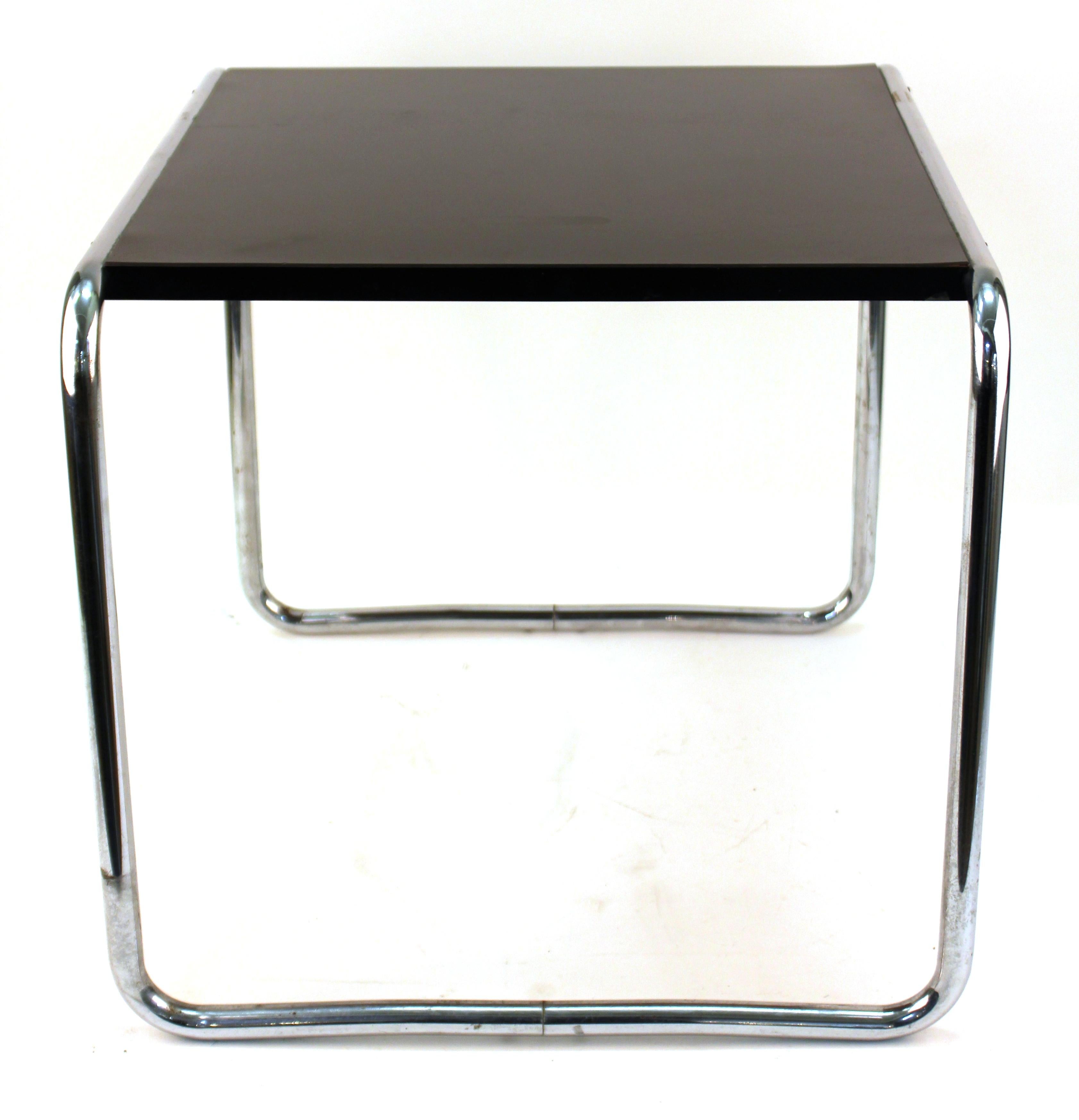 Bauhaus Marcel Breuer for Gavina Modern Laccio Side Table