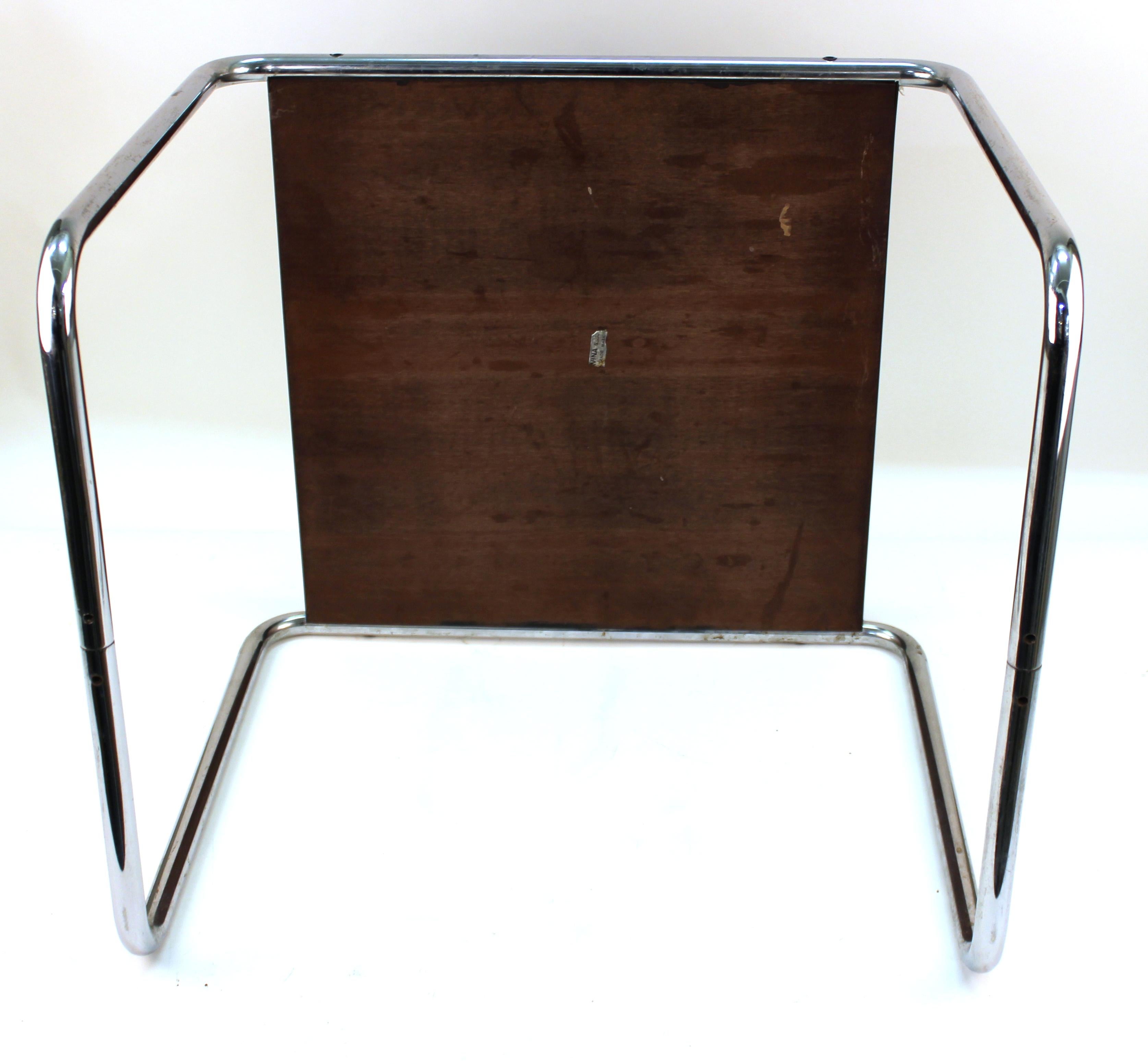 Marcel Breuer for Gavina Modern Laccio Side Table 1