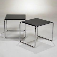 Marcel Breuer für Gavina Modern Laccio Beistelltische