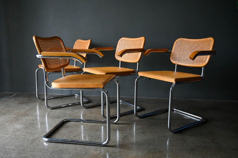 American Marcel Breuer for Knoll Cesca Chairs, ca. 1960