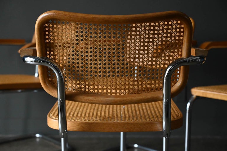 Mid-20th Century Marcel Breuer for Knoll Cesca Chairs, ca. 1960