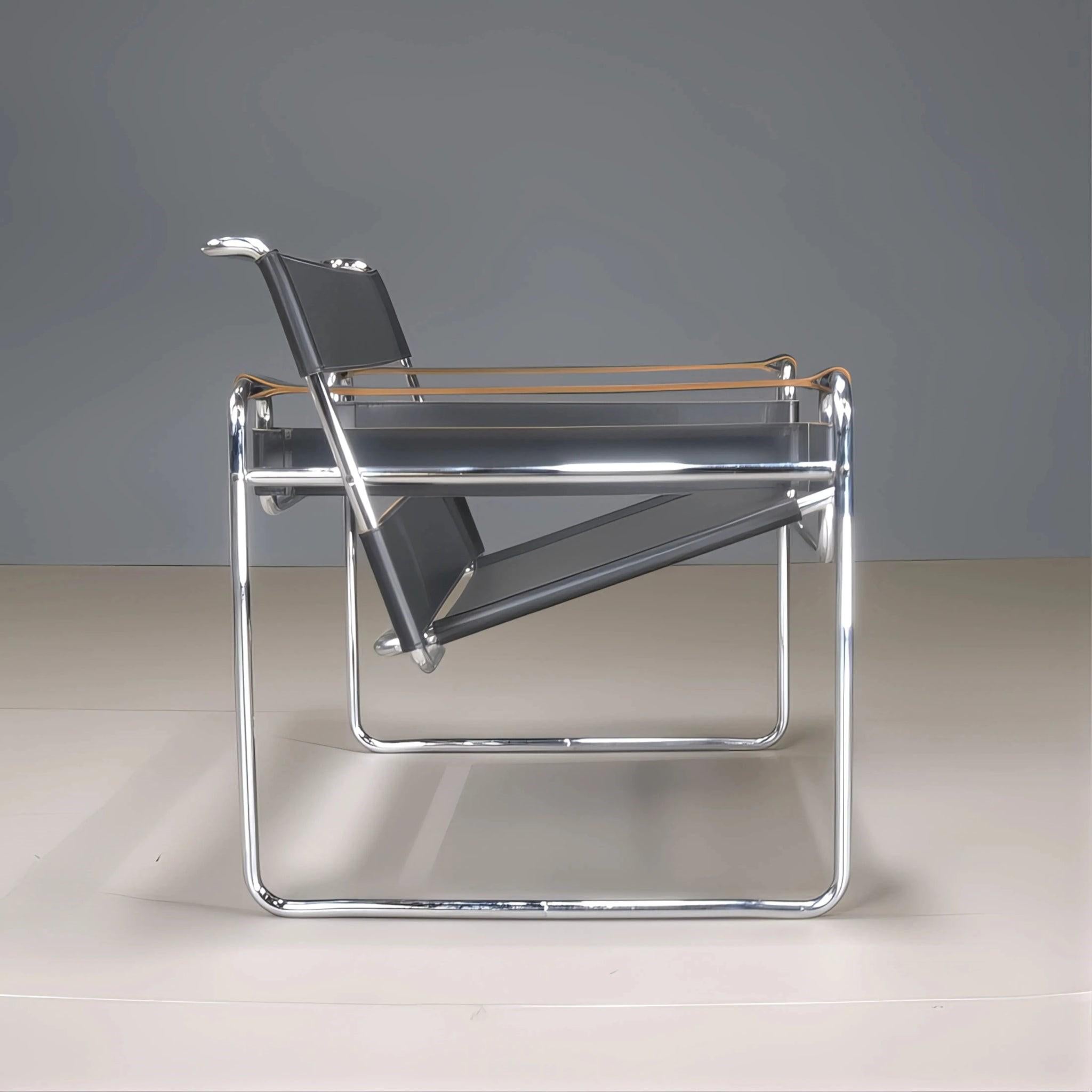 Allemand Chaise Wassily, icône de Marcel Breuer