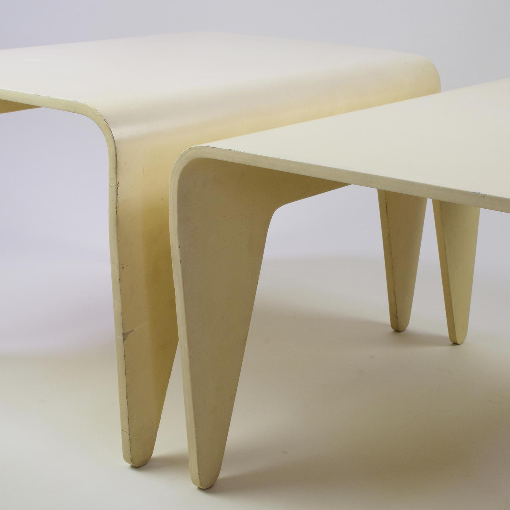 Marcel Breuer, 'Isokon Nesting Tables, ' Set of Three Tables, for Isokon, 1936 For Sale 4