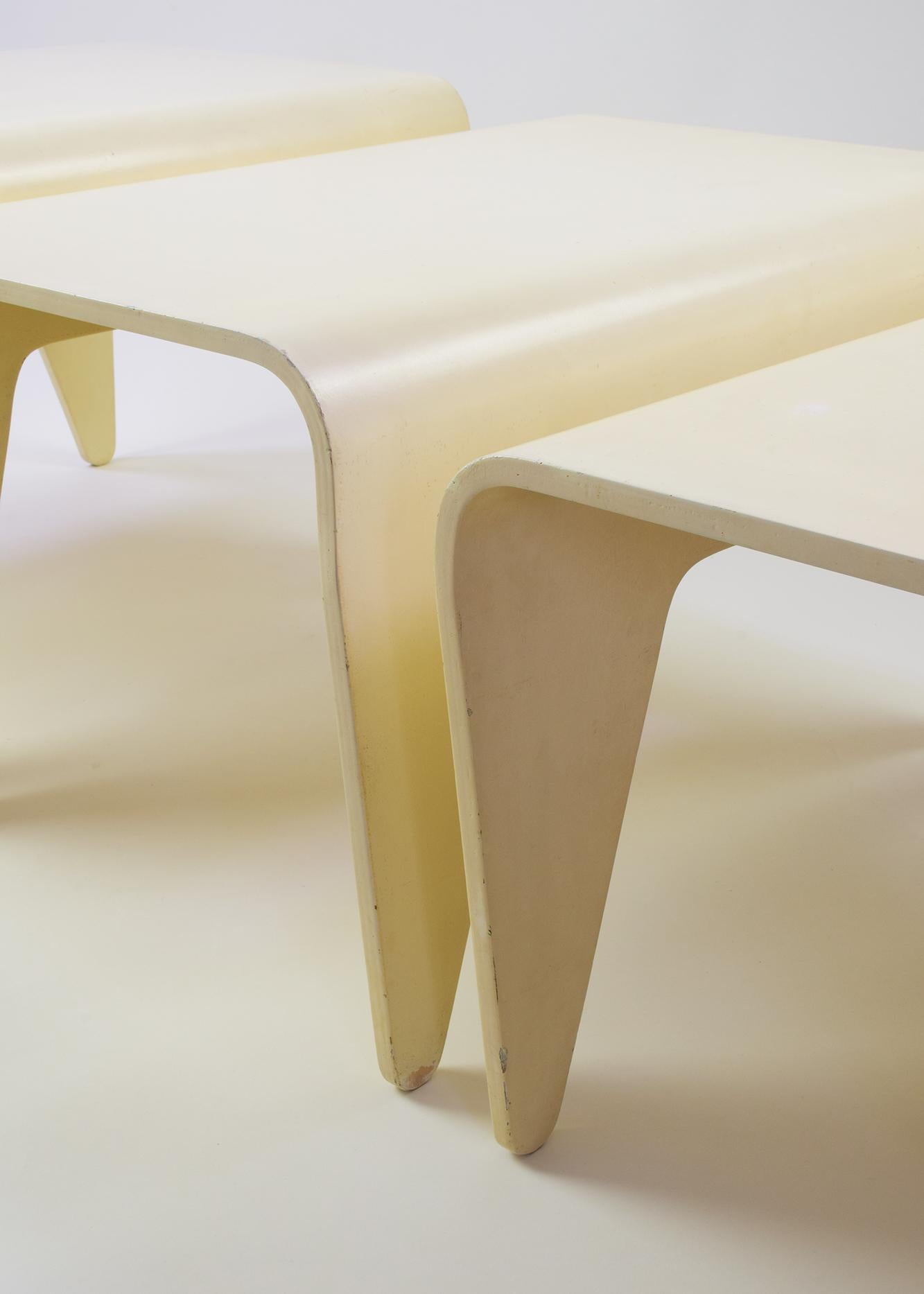 Marcel Breuer, 'Isokon Nesting Tables, ' Set of Three Tables, for Isokon, 1936 For Sale 5