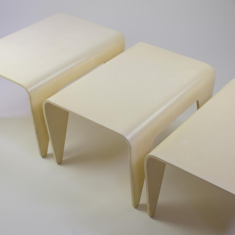 Marcel Breuer, 'Isokon Nesting Tables,' Set of Three Tables, for Isokon, 1936 For Sale 7
