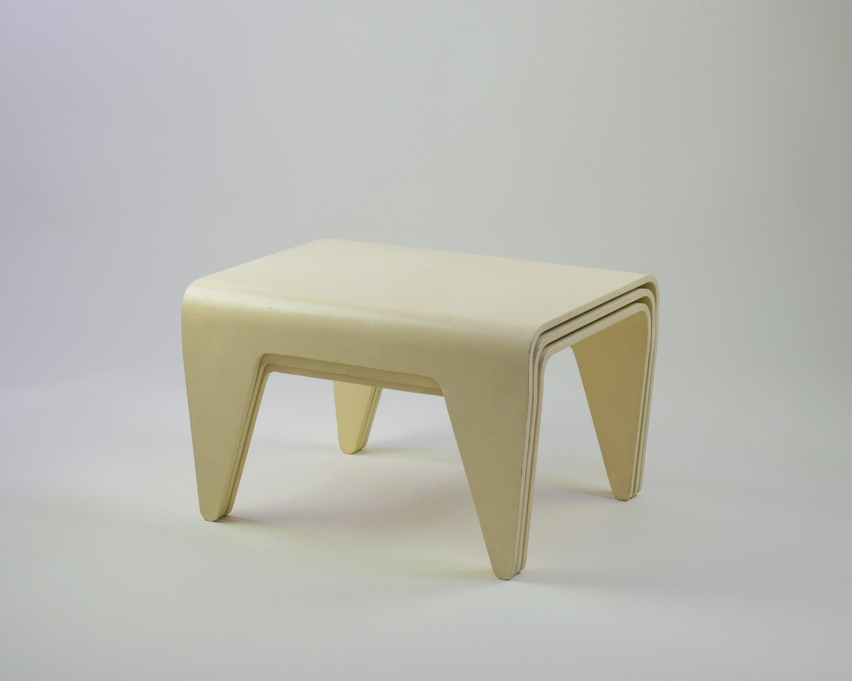 20th Century Marcel Breuer, 'Isokon Nesting Tables, ' Set of Three Tables, for Isokon, 1936 For Sale