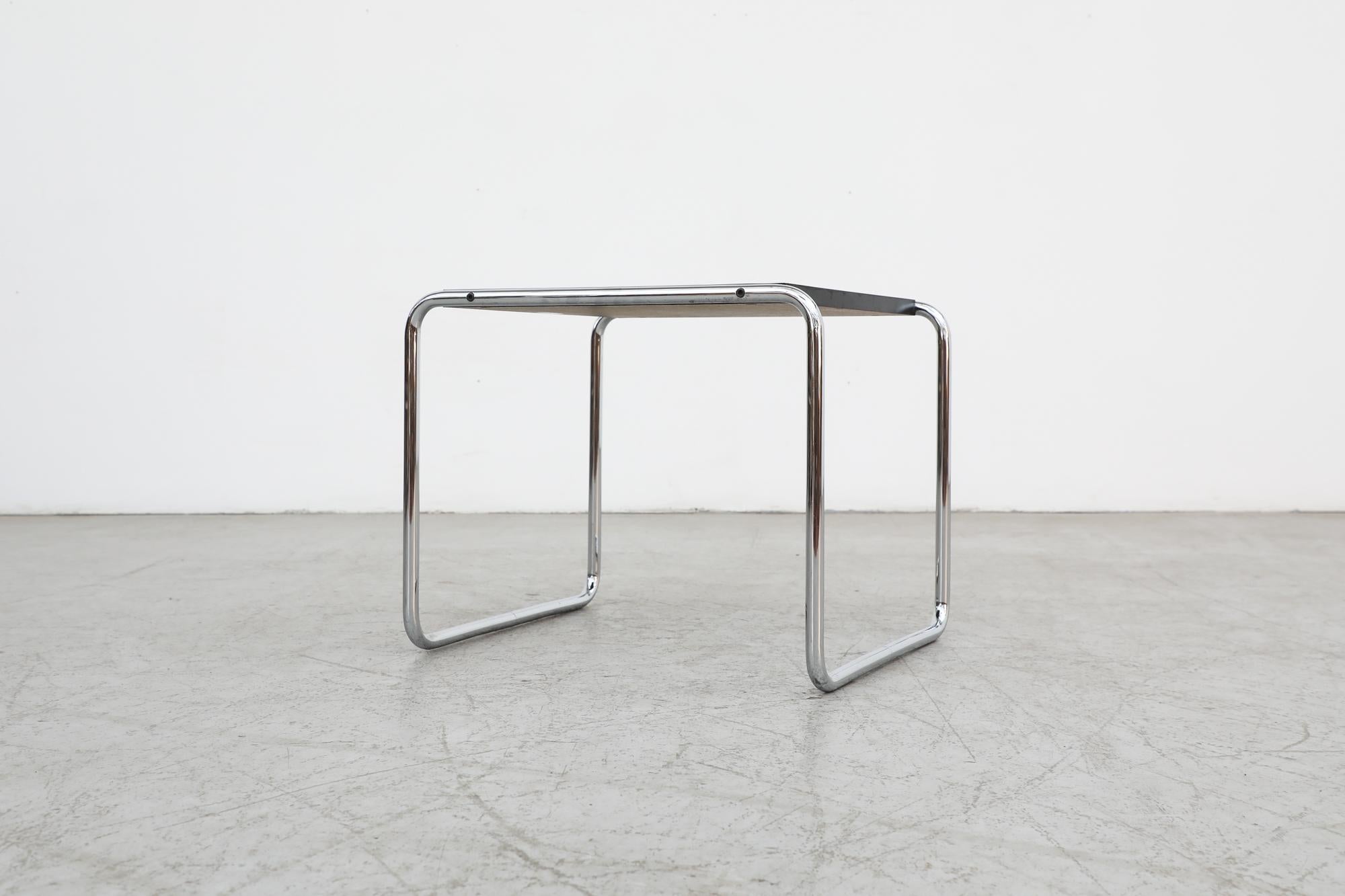 Mid-Century Modern Marcel Breuer 'Laccio' Side Table for Gavina, 1962