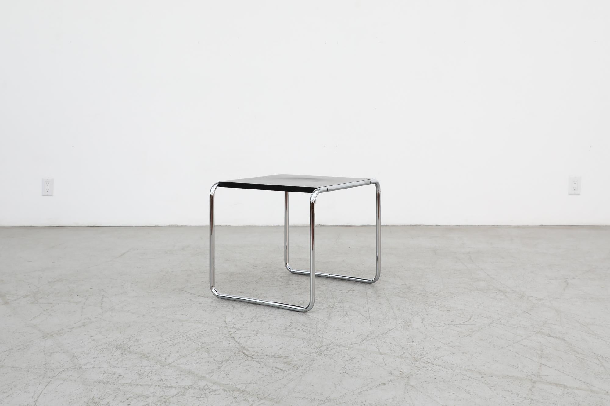 Marcel Breuer 'Laccio' Side Table for Gavina, 1962 In Good Condition In Los Angeles, CA