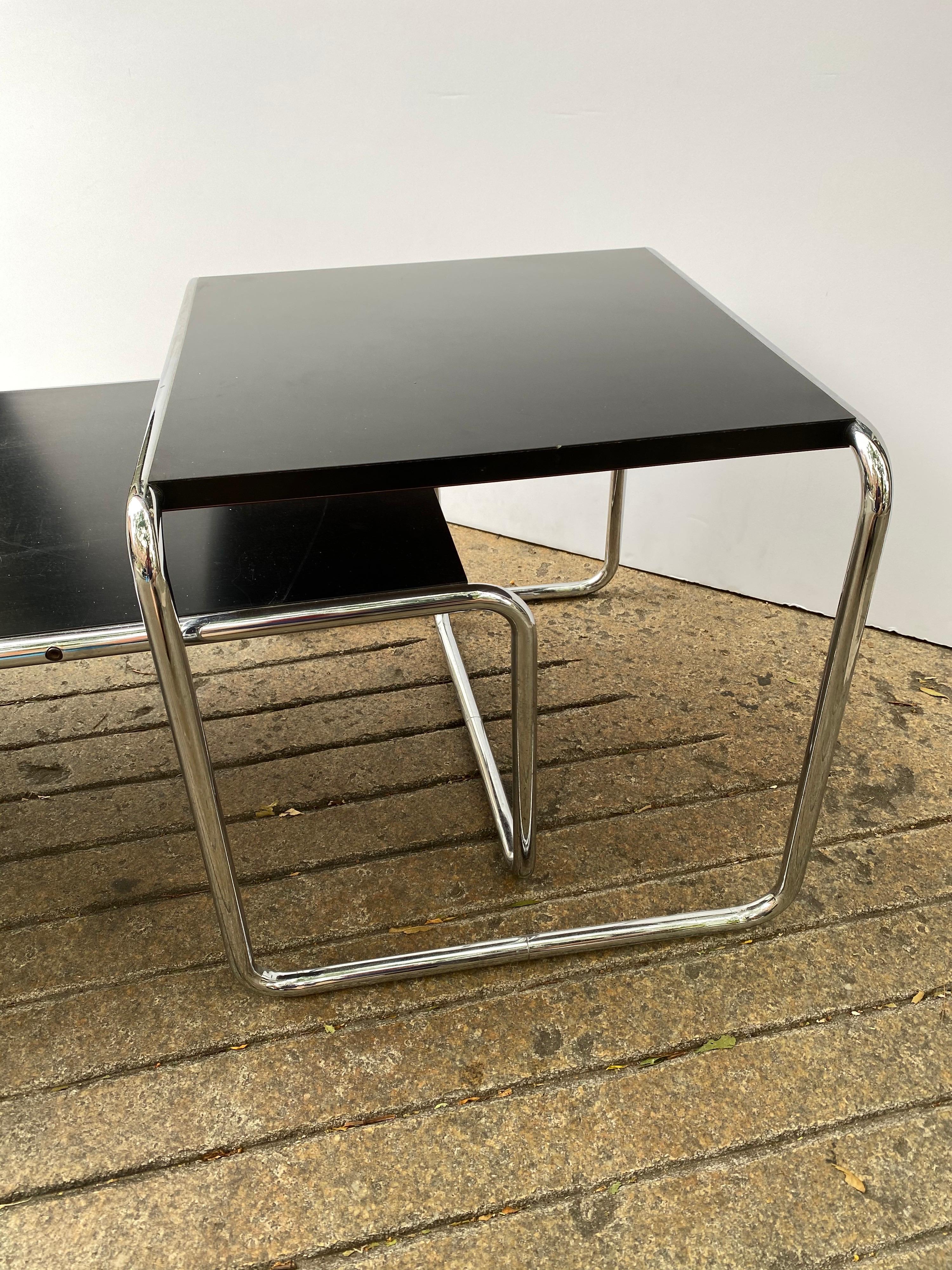 American Marcel Breuer Laccio Tables for Knoll