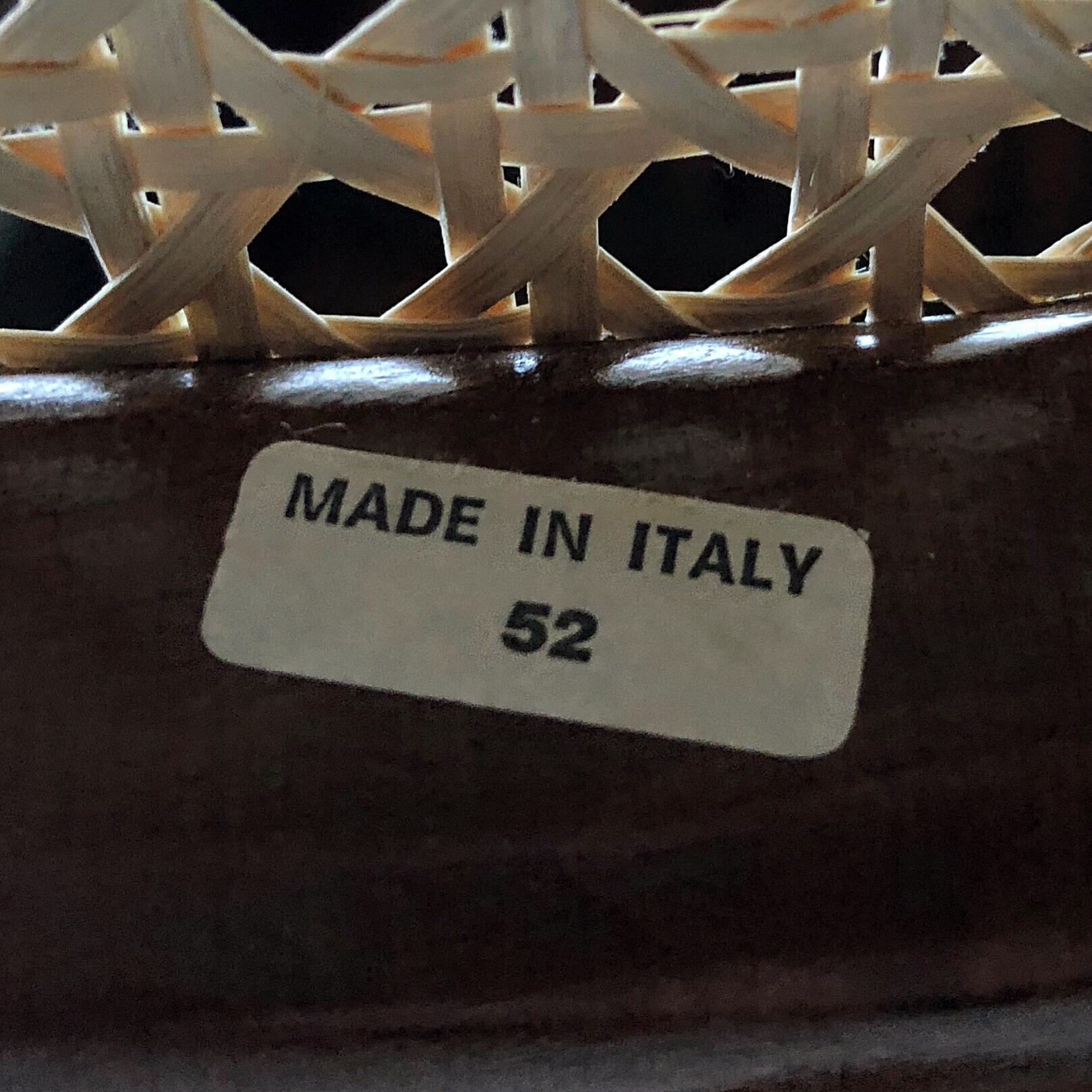 Marcel Breuer Made In Italy B64 Cesca Dining Room Arm Chair, 1970s, Set of 4 For Sale 13
