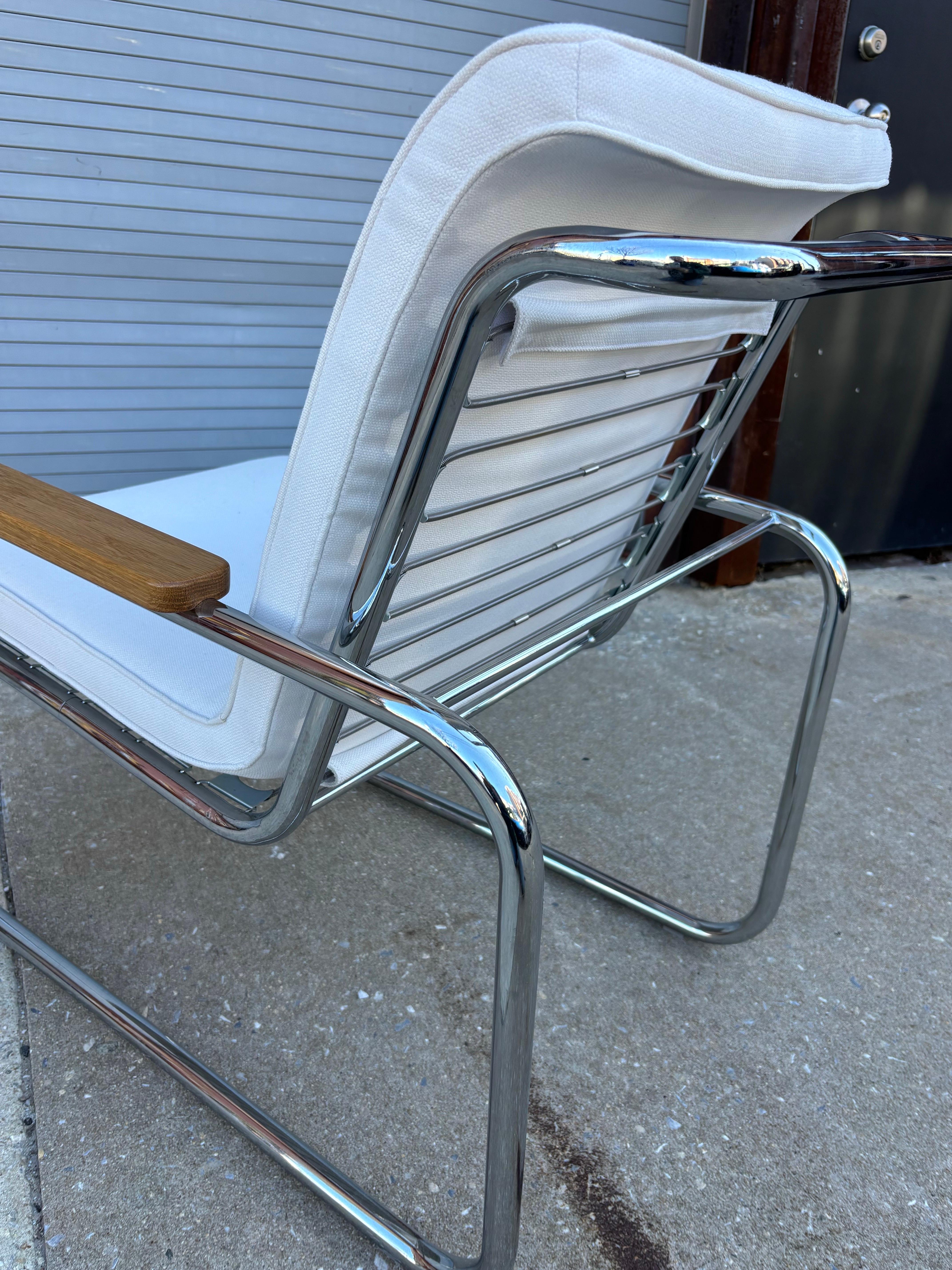 American Marcel Breuer MB Chair for Knoll For Sale