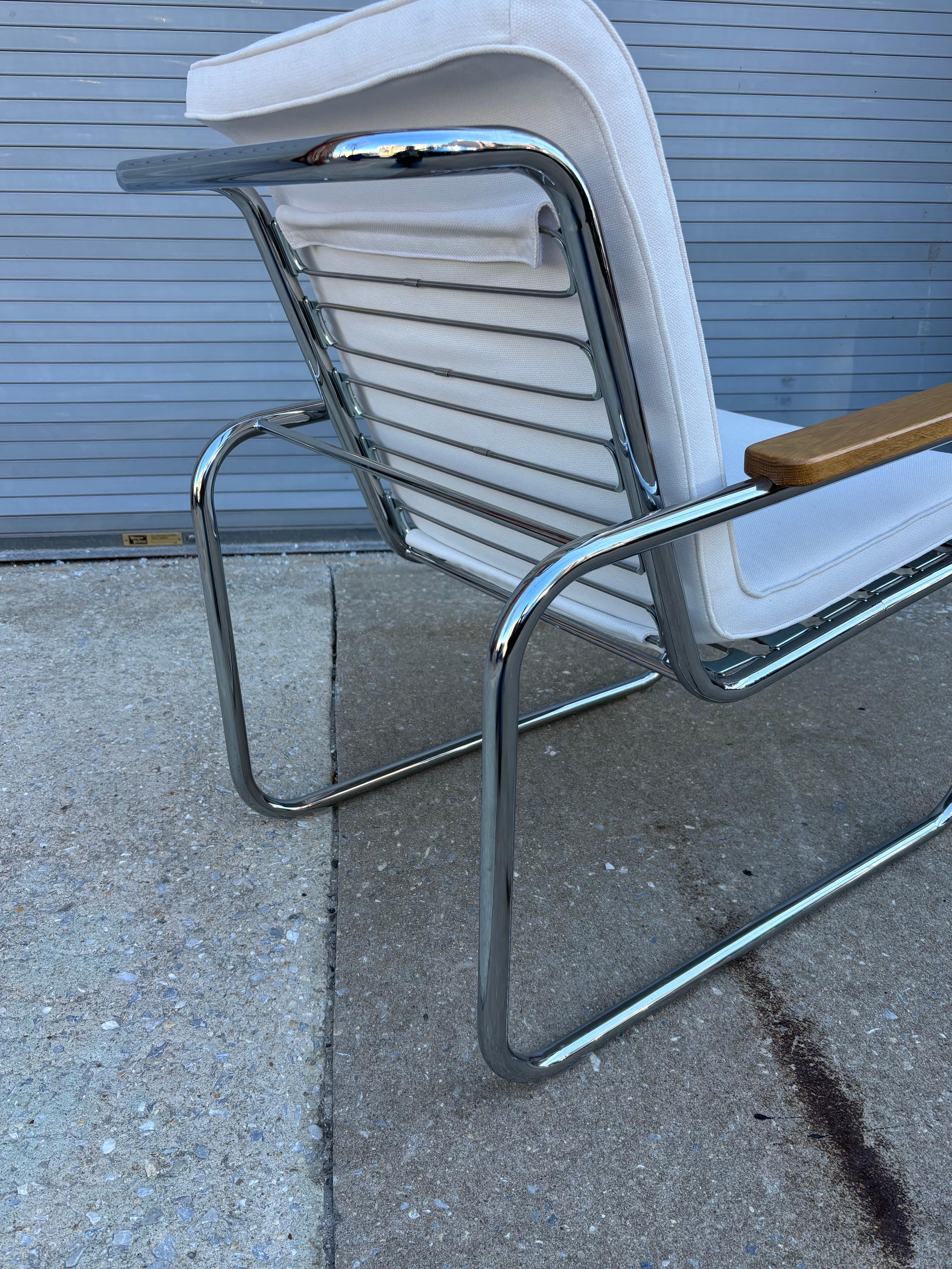 Contemporary Marcel Breuer MB Chair for Knoll For Sale