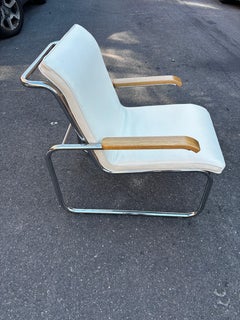 Marcel Breuer MB Lounge Chair for Knoll in Leather