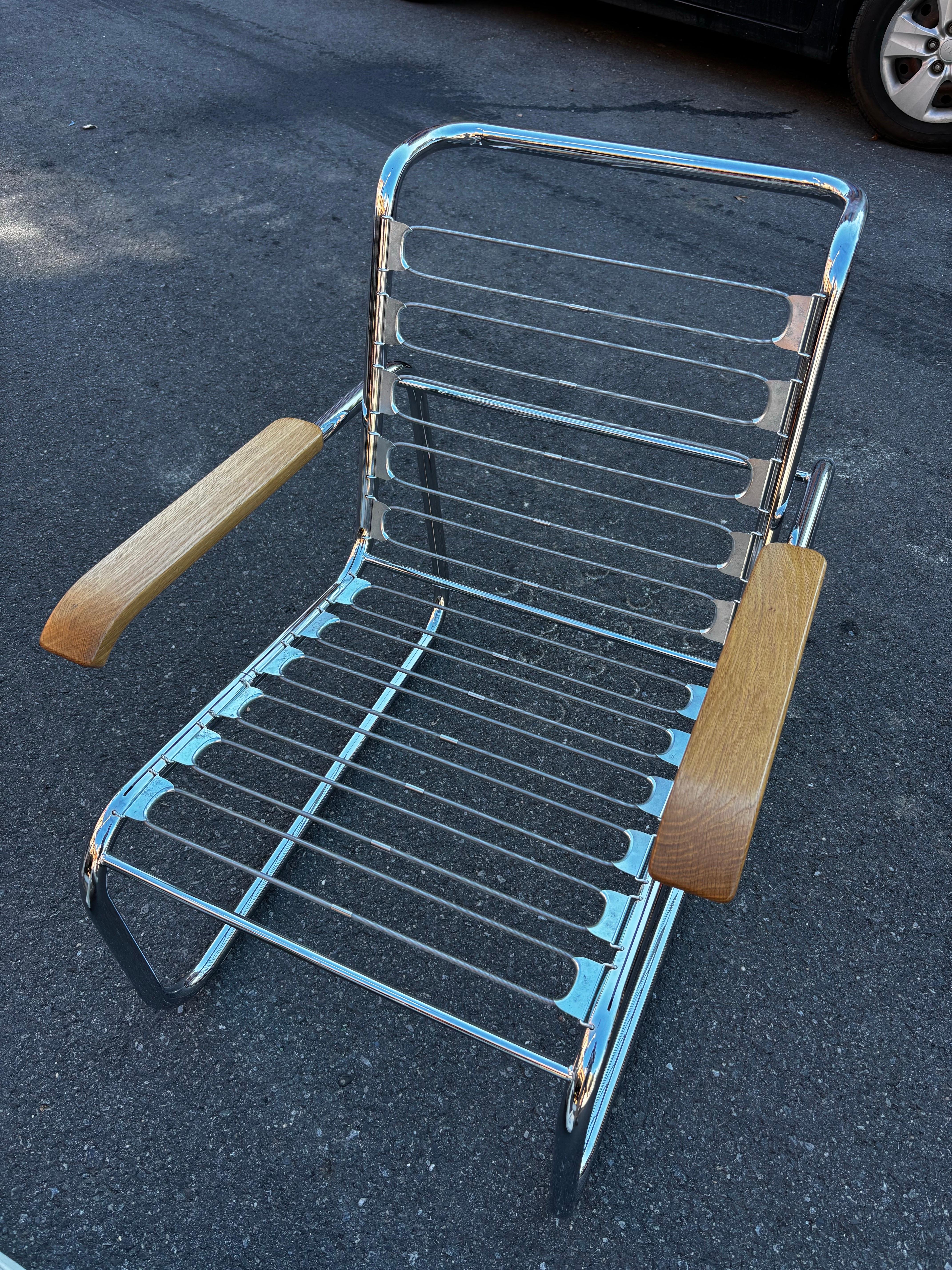 Fatto a macchina Sedia da salotto MB di Marcel Breuer per Knoll in vendita