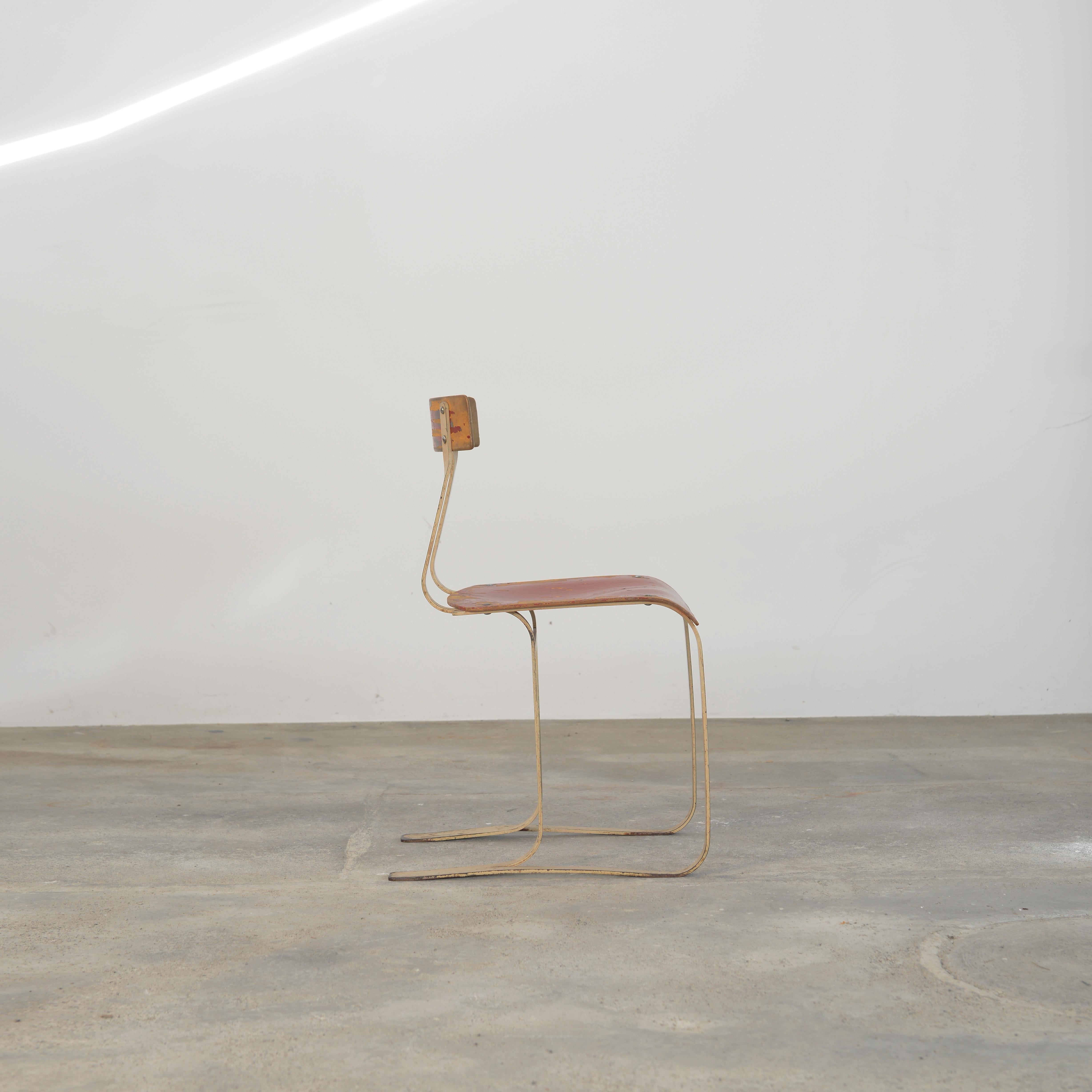 Marcel Breuer MB-WB 301 Stuhl / Authentischer moderner Stuhl im Zustand „Gut“ im Angebot in Zürich, CH