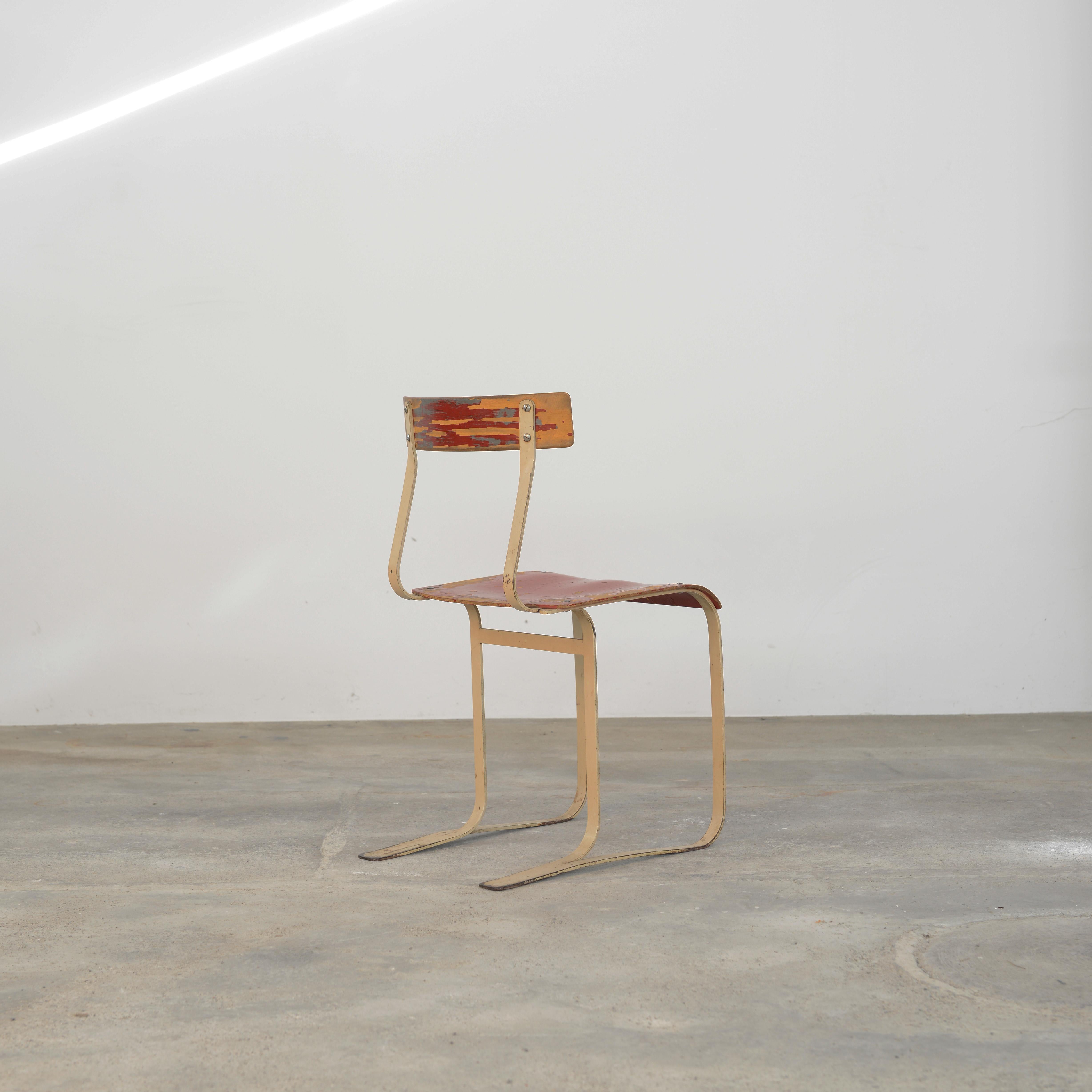 Marcel Breuer MB-WB 301 Stuhl / Authentischer moderner Stuhl (Mitte des 20. Jahrhunderts) im Angebot
